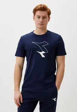 Diadora: Синяя футболка 