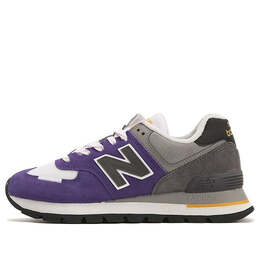 New Balance: Фиолетовые кроссовки  574