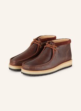 Clarks Originals: Коричневые ботинки 