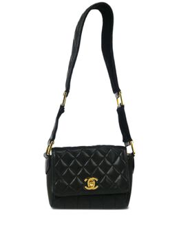 CHANEL Pre-Owned: Чёрная сумка 