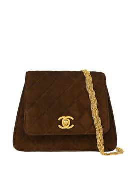 CHANEL Pre-Owned: Коричневая сумка 