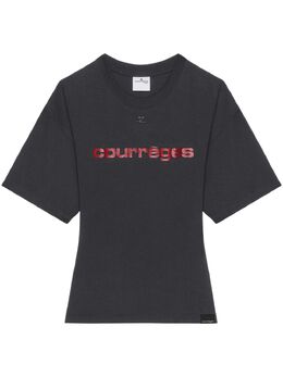 Courrèges: Прямая футболка 