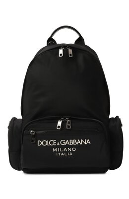 Dolce & Gabbana: Чёрный рюкзак 