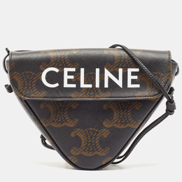 Celine: Чёрная сумка через плечо 