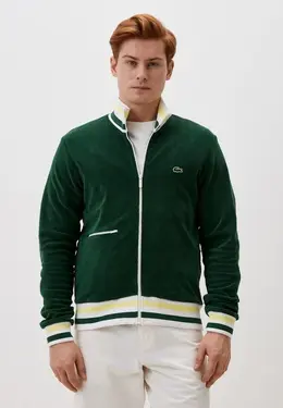 Lacoste: Зелёная толстовка 