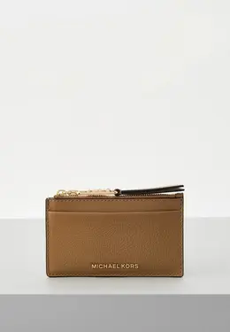 Michael Michael Kors: Бежевый картхолдер 