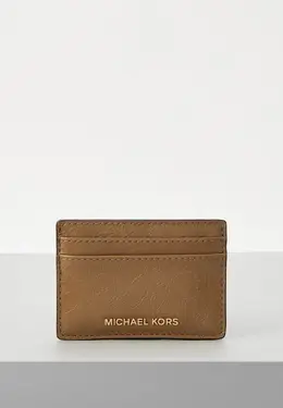 Michael Michael Kors: Бежевый картхолдер 