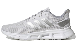 Adidas: Серые кроссовки 