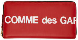 Comme des Garçons Wallet: Красный кошелёк 