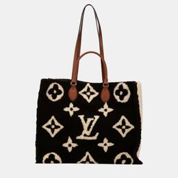 Louis Vuitton: Коричневая сумка-шоппер 