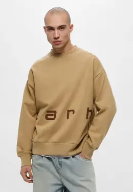 Carhartt WIP: Бежевый свитшот 