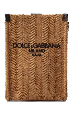 Dolce & Gabbana: Бежевая сумка 