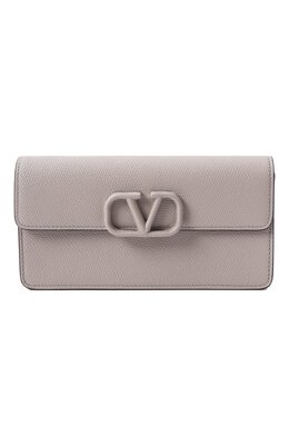 Valentino: Серая сумка  VLogo Signature