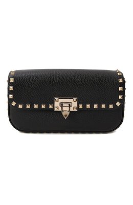 Valentino: Чёрная сумка  Rockstud Small