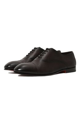 Santoni: Тёмные туфли 