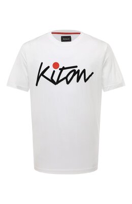 Kiton: Хлопковая футболка 