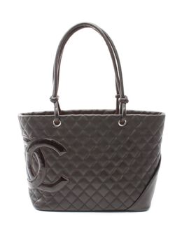 CHANEL Pre-Owned: Коричневая сумка 