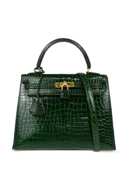 Hermès Pre-Owned: Зелёная сумка 