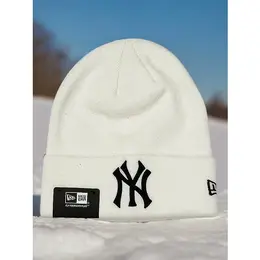 NEW ERA: Белая шапка  NY