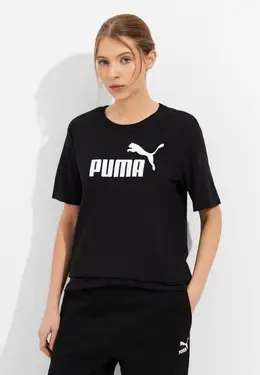 PUMA: Чёрная футболка 