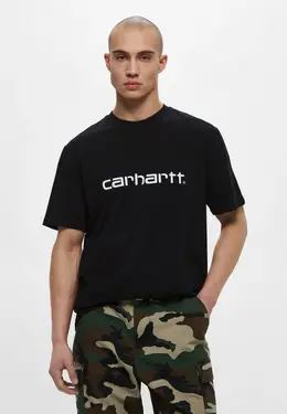 Carhartt WIP: Чёрная футболка 