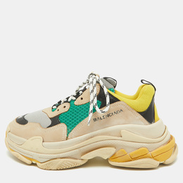 Balenciaga: Многоцветные кроссовки  Triple S