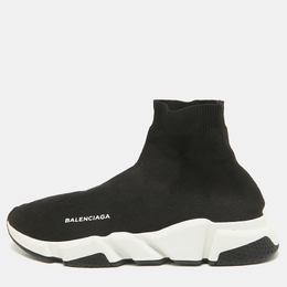 Balenciaga: Чёрные кроссовки  Speed Trainer