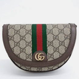 Gucci: Бежевая сумка  Ophidia