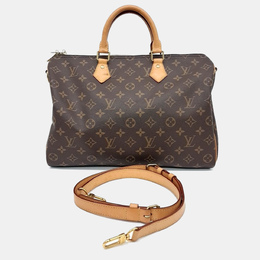 Louis Vuitton: Коричневая сумка  Speedy