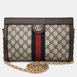 Gucci: Бежевая сумка  Ophidia GG