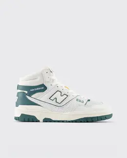 New Balance: Белые кроссовки 