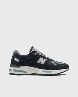 New Balance: Тёмные кроссовки  991