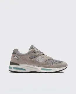 New Balance: Серые кроссовки  991