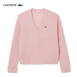 Lacoste: Розовый свитер 