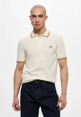 Fred Perry: Белое поло 