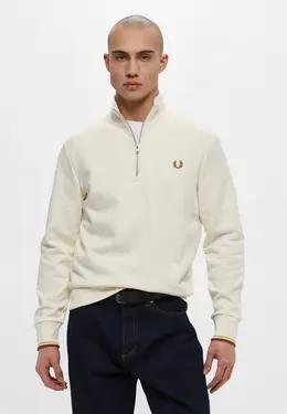 Fred Perry: Белая толстовка 