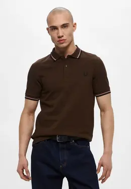 Fred Perry: Коричневое поло 