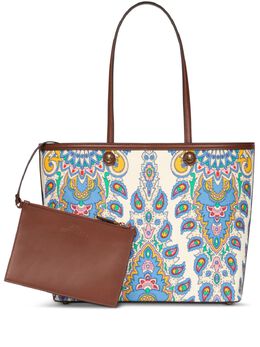 ETRO: Голубая сумка-шоппер 