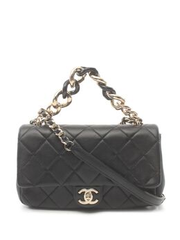 CHANEL Pre-Owned: Чёрная сумка 