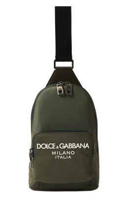 Dolce & Gabbana: Рюкзак цвета хаки 