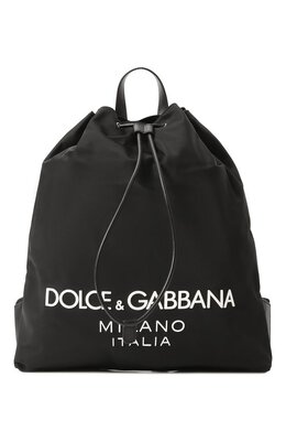 Dolce & Gabbana: Чёрный рюкзак 