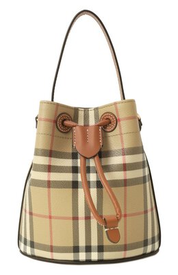 Burberry: Бежевая сумка 