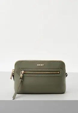 DKNY: Сумка цвета хаки 