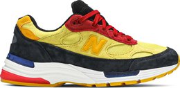 New Balance: Жёлтые кроссовки  992