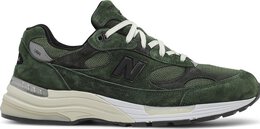 New Balance: Зелёные кроссовки  992