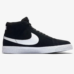 Nike: Чёрные кеды  SB Zoom Blazer Mid