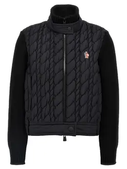 Moncler Grenoble: Чёрный кардиган 