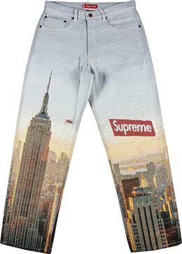 Supreme: Многоцветные джинсы  Aerial