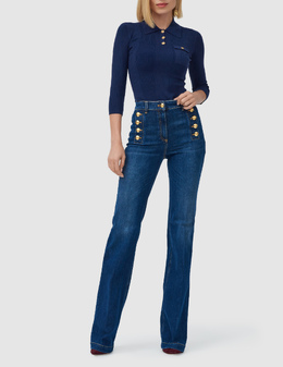 ELISABETTA FRANCHI: Трикотажный свитер 