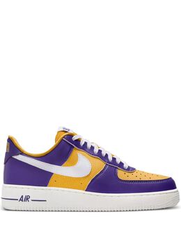 Nike: Фиолетовые кроссовки  Air Force 1